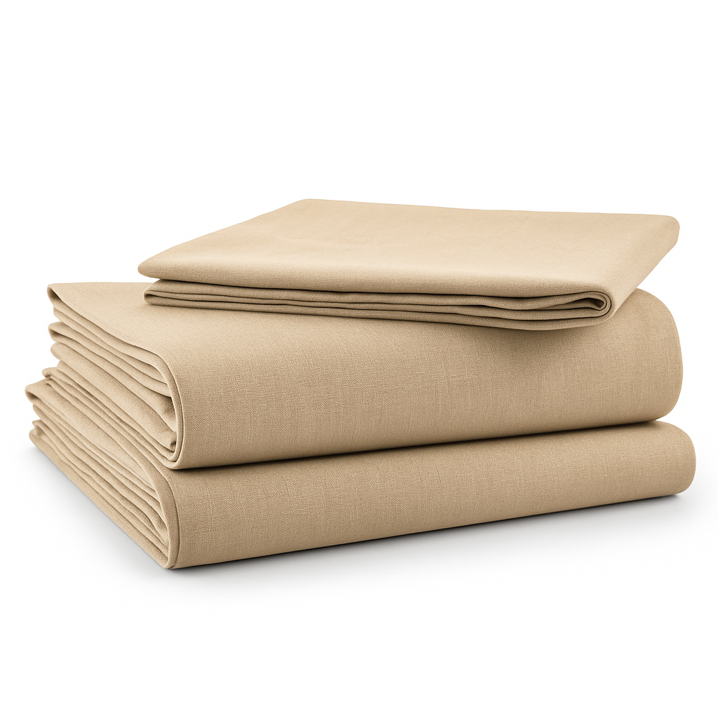 Juego de Sábanas Básica Algodón Percal 200 -King Size -Beige