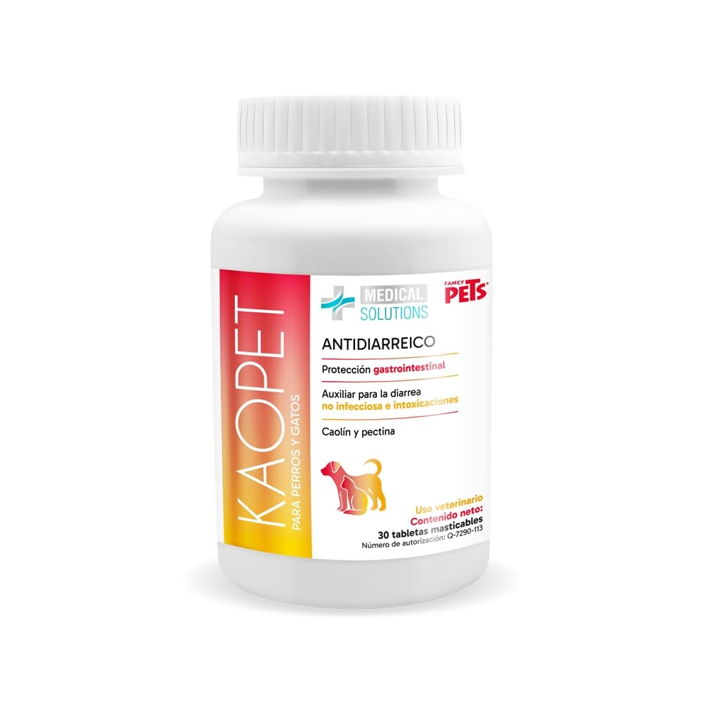 Kaopet Antidiarreico para Perros y Gatos 30 Tabletas - Medical Solutions