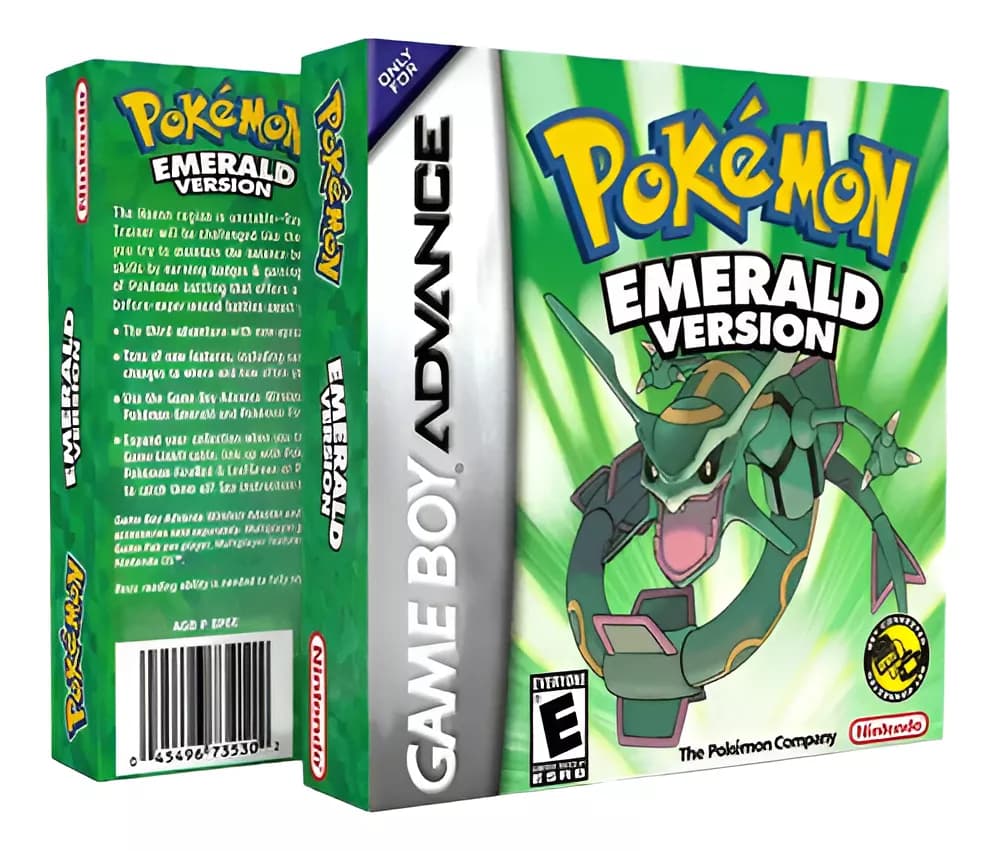 Pokémon Emerald Gba Juego Físico En Caja Con Protección