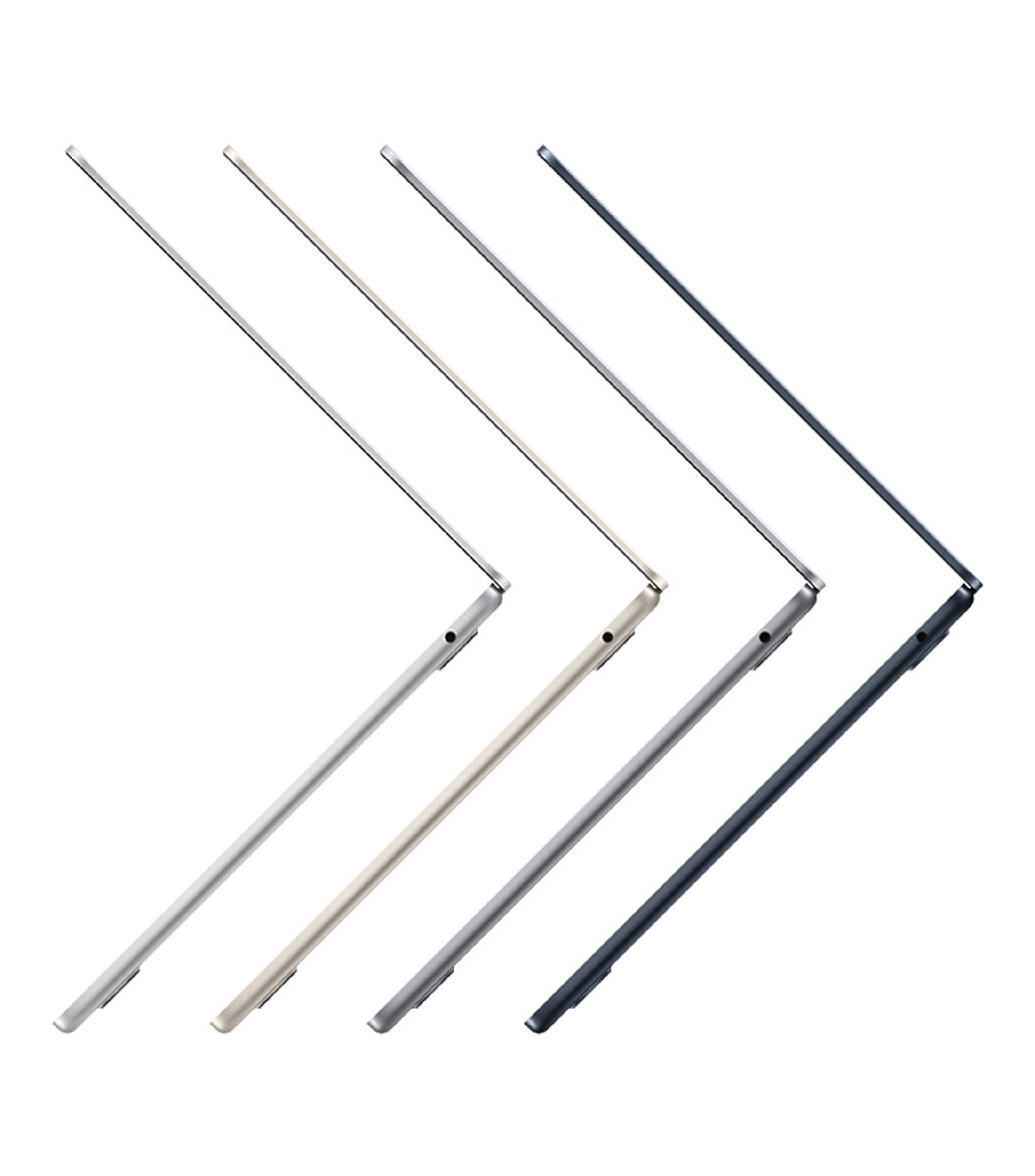 MacBook Air de 13 Pulgadas  Color medianoche Chip M2 de Apple con CPU y GPU de 8 Nucleos