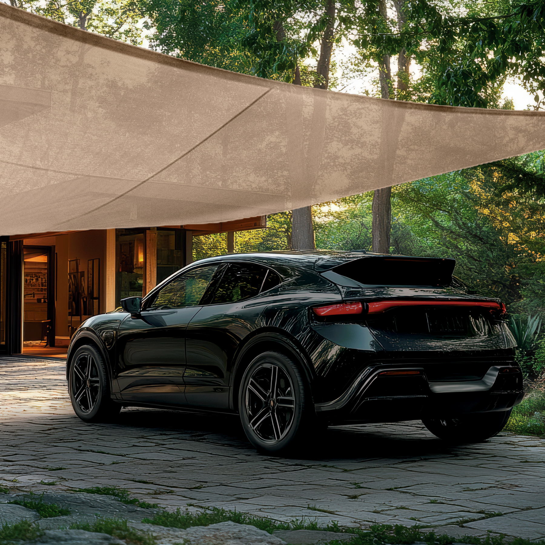 Toldo sombra raschel 80%, 6 m x 4 m, beige, FIERO