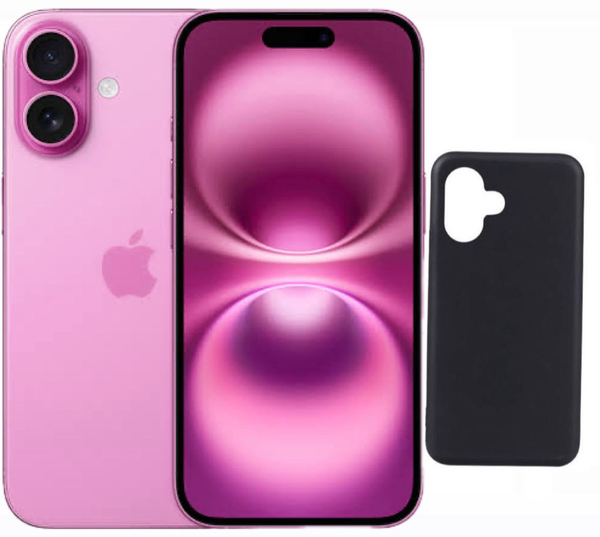 IPhone 16 Plus Rosa 128 GB Reacondicionado Esim Libre de Fabrica + FUNDA