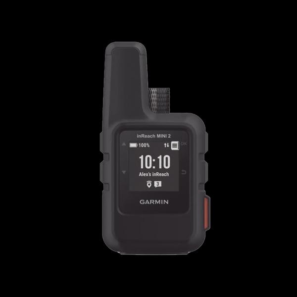 GPS portátil inReach® Mini 2 / Pantalla Monocroma Transflectiva 23 x 23 mm / Resolución 176 x 176 píxeles / Batería Recargable de Iones de Litio / Autonomía Hasta 14 Días / Resiste