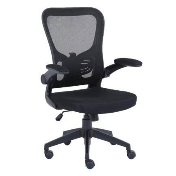 Silla Ejecutiva Nextep NE-650A de Altura y Descansa Brazos  Ajustable y  Reclinable Color  Negra -