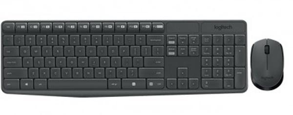 Kit de Teclado y Mouse LOGITECH - Negro, 10 m