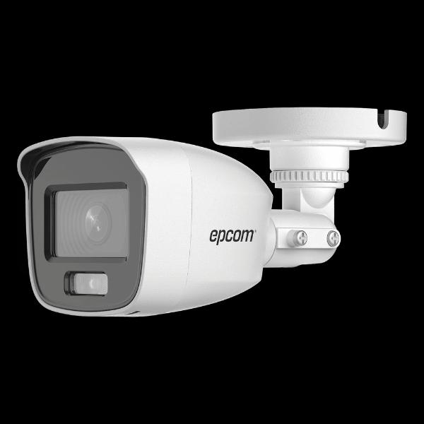 [Dual Light + ColorVu] Bala TURBOHD 2 Megapixel (1080p) / Lente 2.8 mm / 20 mts IR EXIR + 20 mts Luz Blanca / Micrófono Integrado / Exterior IP66 / Metal / dWDR