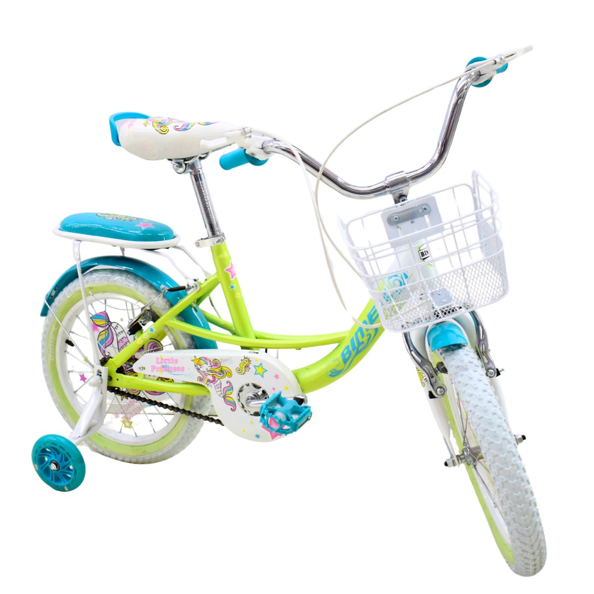 Bicicleta Para Niños R16 Bimex Princess Verde