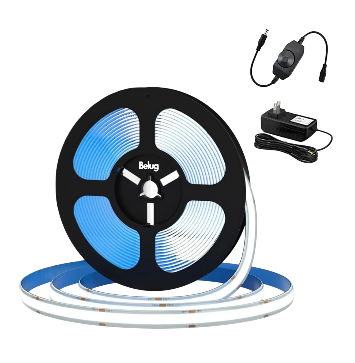 Tira Led Cob 10m Brillo Ajustable Para Interior 3000k/6000k Blanco 