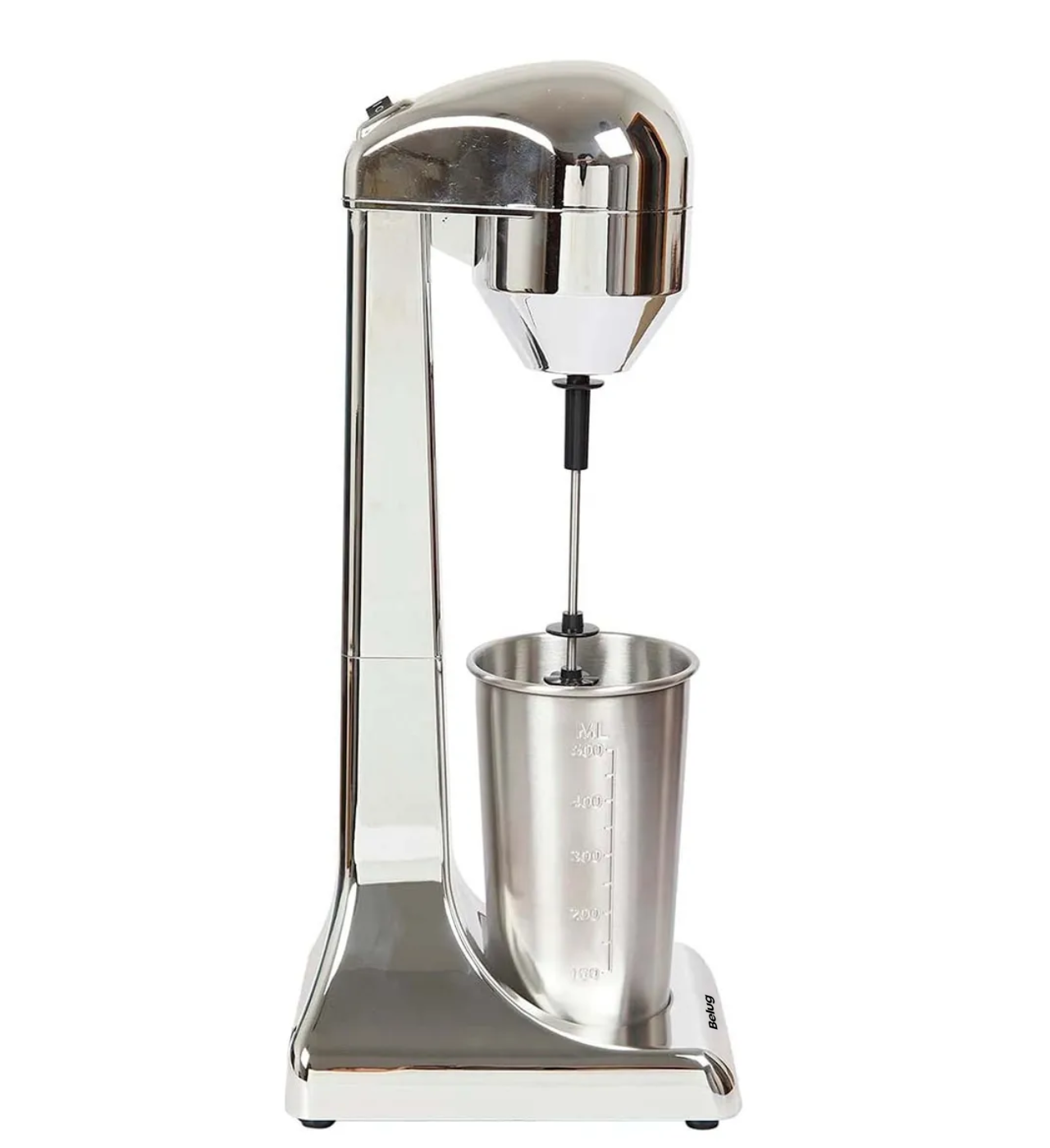 Batidora Para Maltedas De Pedestal Espumador Fuente De Sodas Plateado 60 Hz