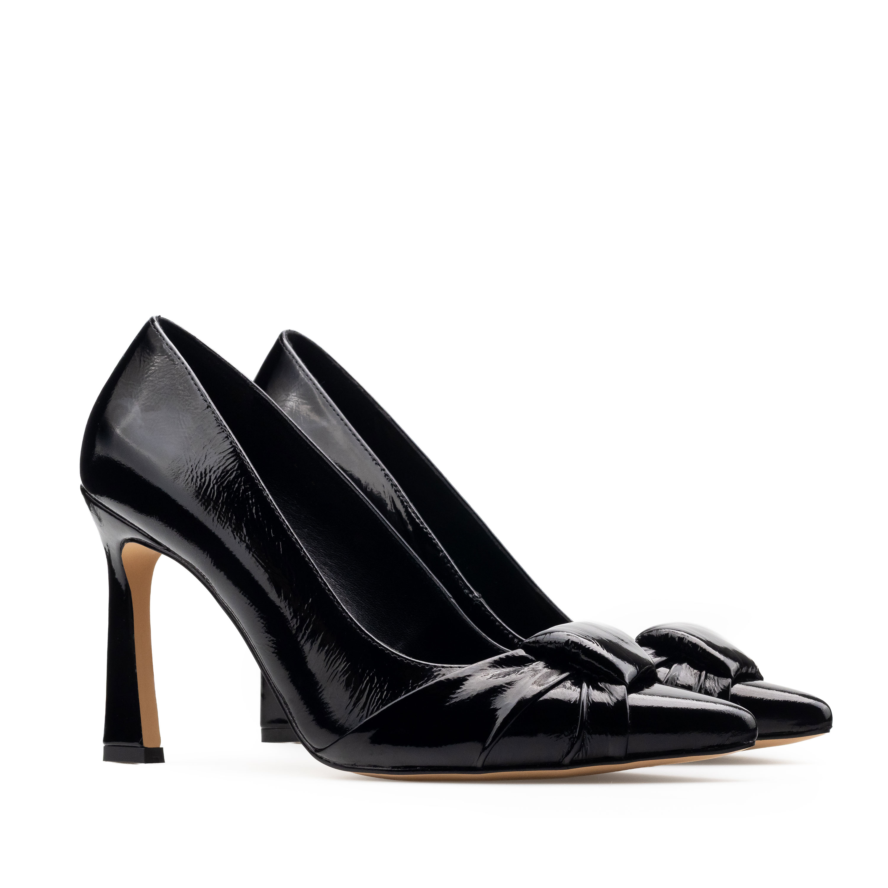 Zapatillas De Tacón Davenia De Piel  Para Dama Mod. Clara