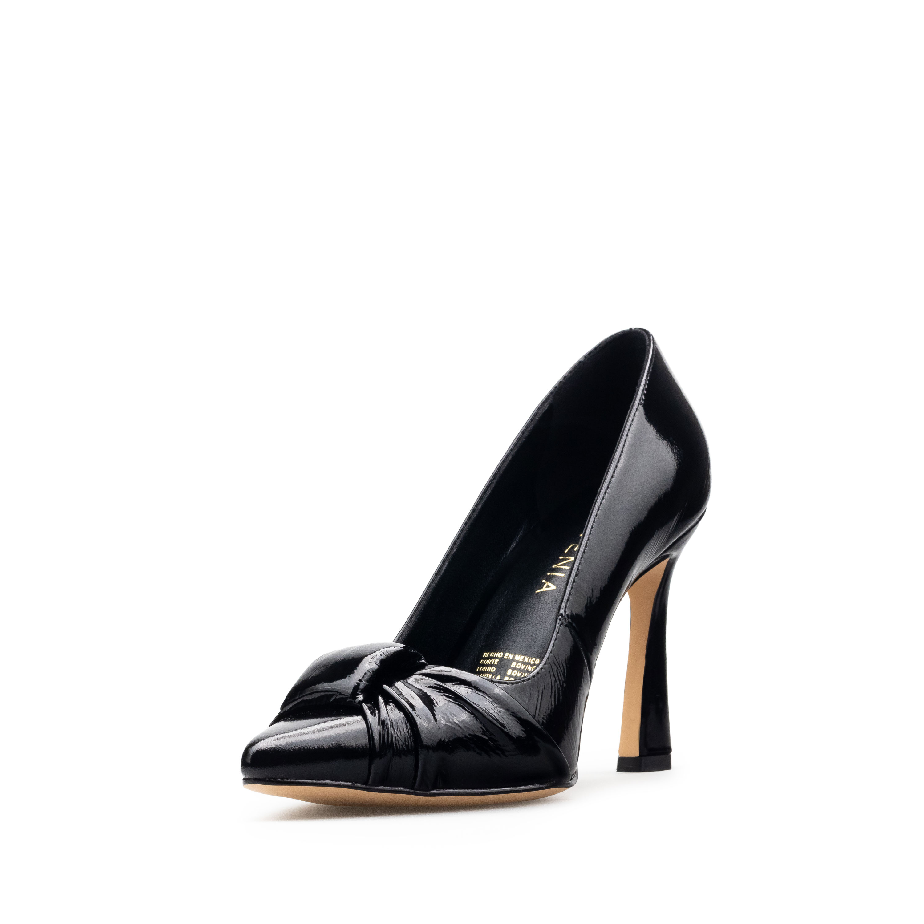 Zapatillas De Tacón Davenia De Piel  Para Dama Mod. Clara