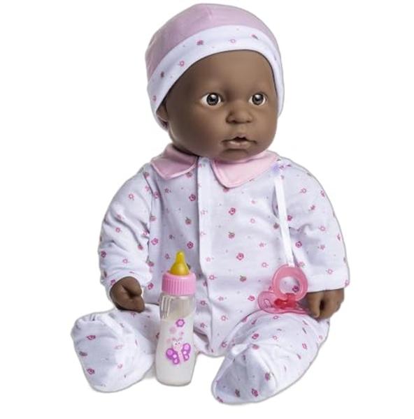 Muñeca La Baby De 28 Cm – Cuerpo Blandito Lavable, Con Manta Y Chupete Unido Al Pijama, Diseño Español, Libre De BPA, +12 Meses