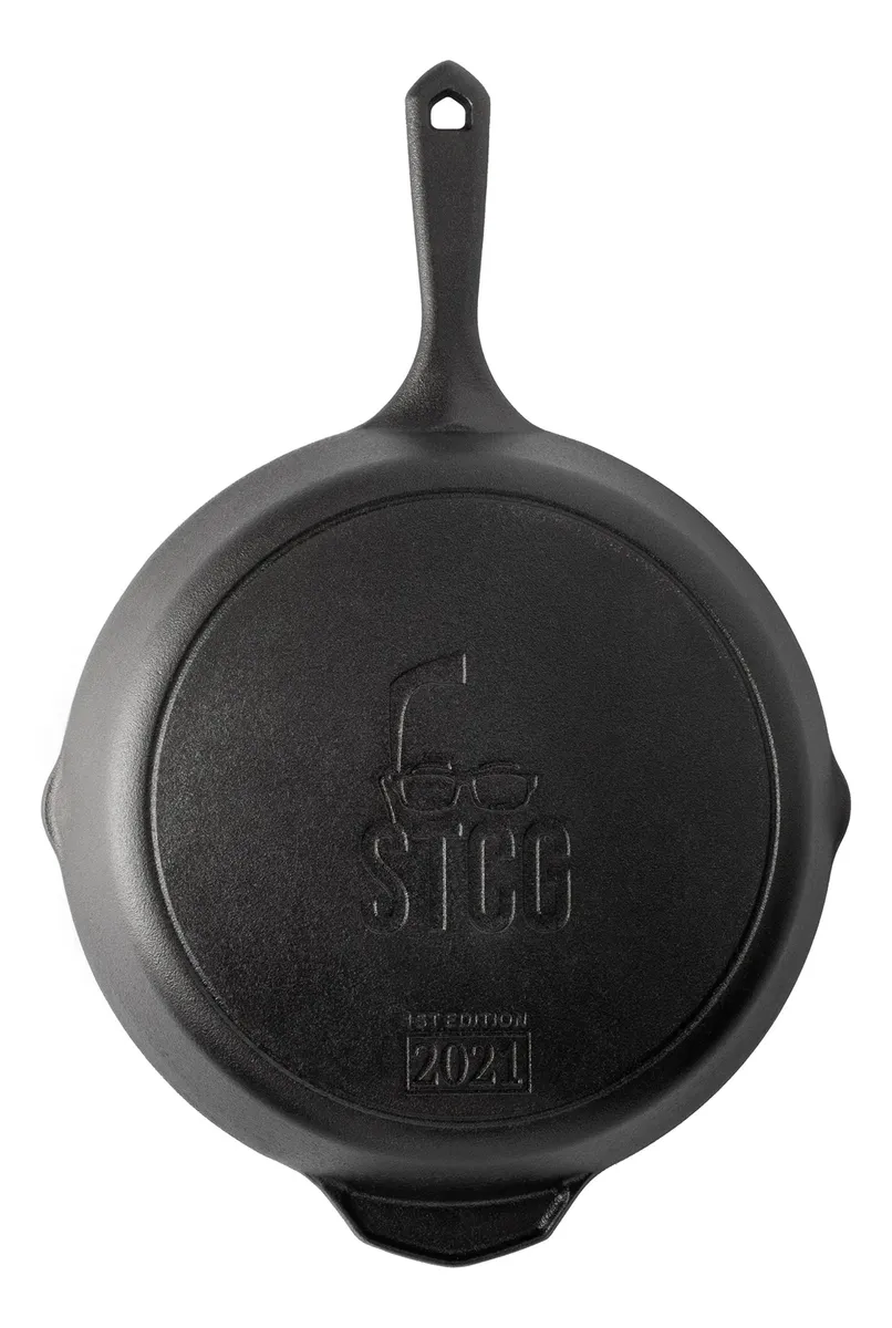 Sartén De Hierro Fundido De 30 Cm Con Tapa The Og