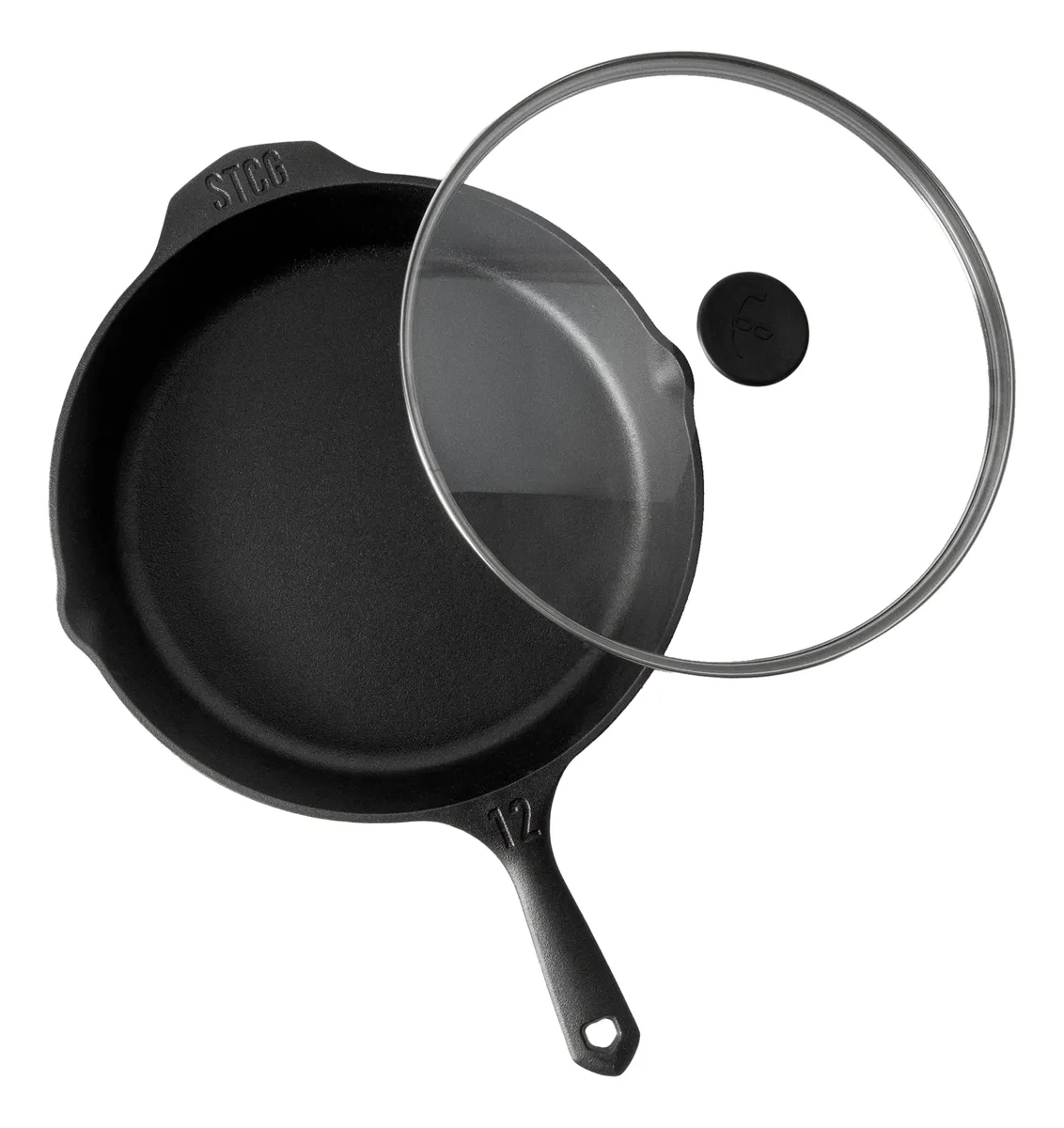 Sartén De Hierro Fundido De 30 Cm Con Tapa The Og