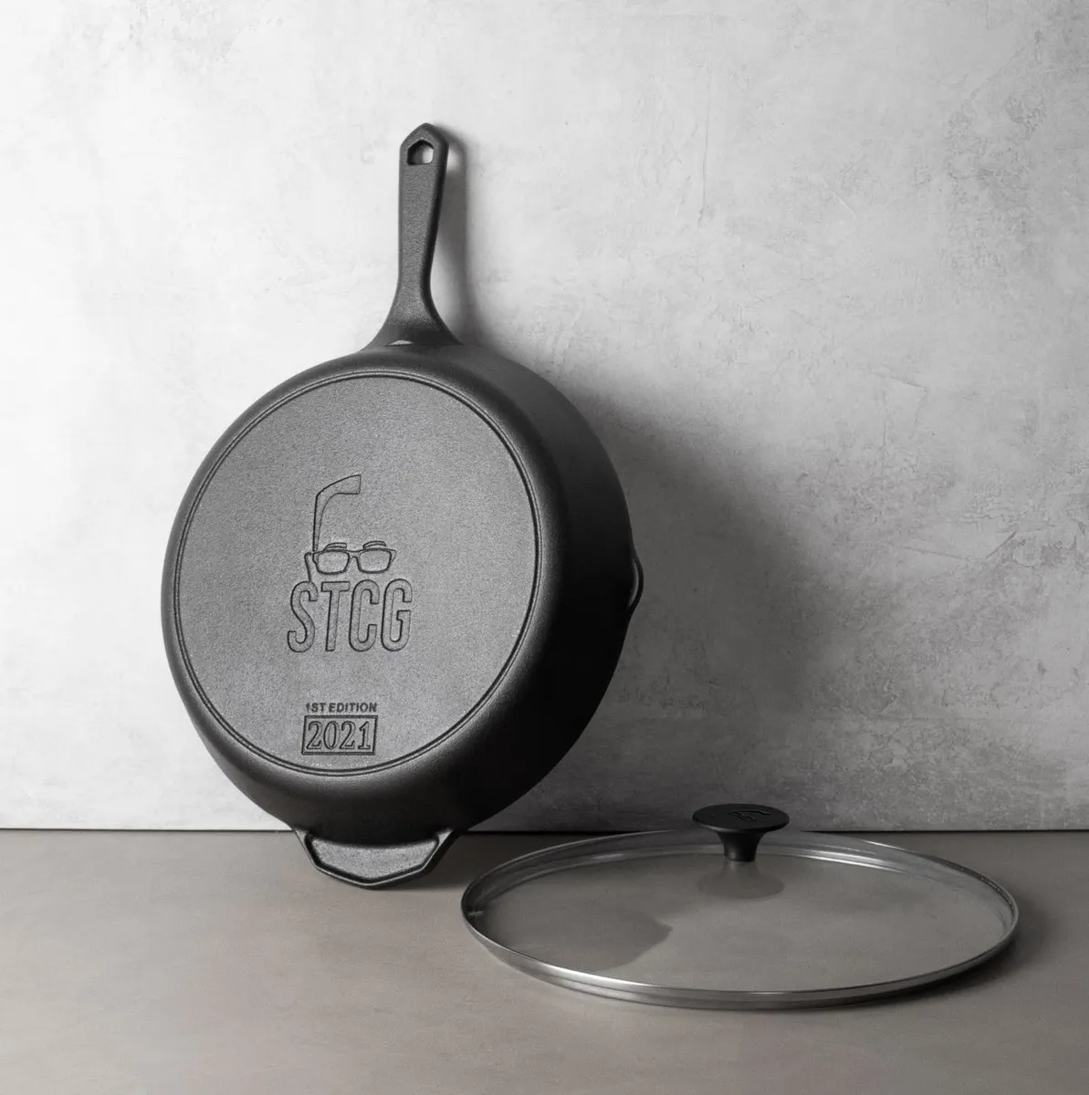 Sartén De Hierro Fundido De 30 Cm Con Tapa The Og