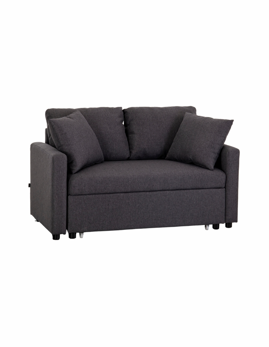 Sofá Cama Easy Living Bren Gris Oscuro  