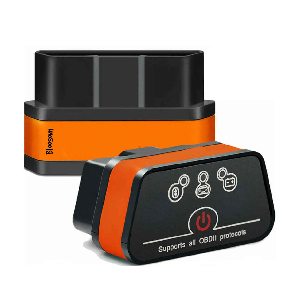 Bluetooth Escáner Automotriz Elm327 Obd2 Android, Naranja