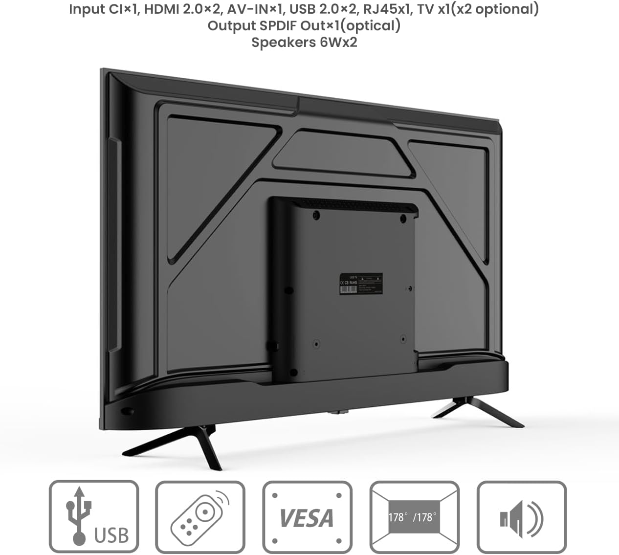 Pantalla Dahua Smart Tv 32 Android Tv Bluetooth Wifi