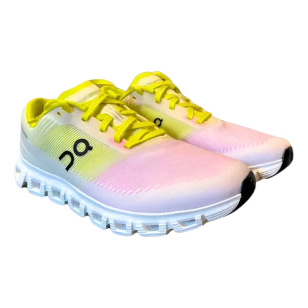 Tenis On Cloud 6 Push Color Rosa Amarillo Originales