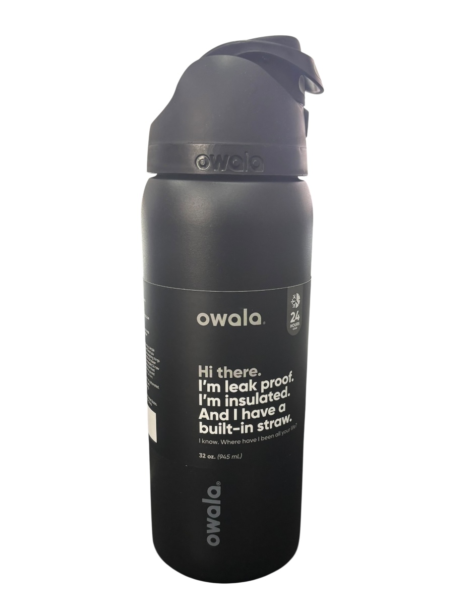 Termo de acero inoxidable Owala color negro de 40 oz 1.2 L
