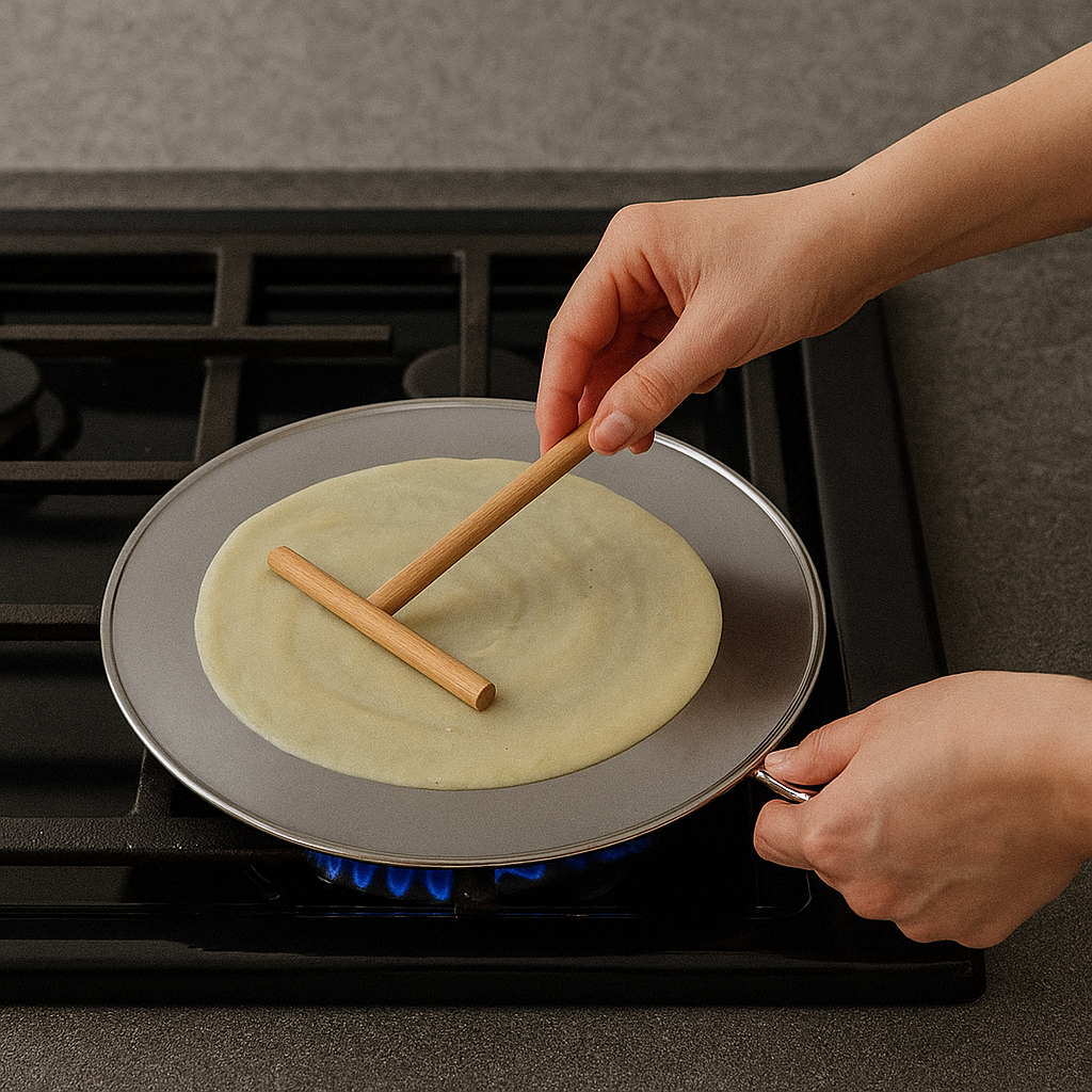 Comal De Acero Inoxidable De 28 cm Marca Moven