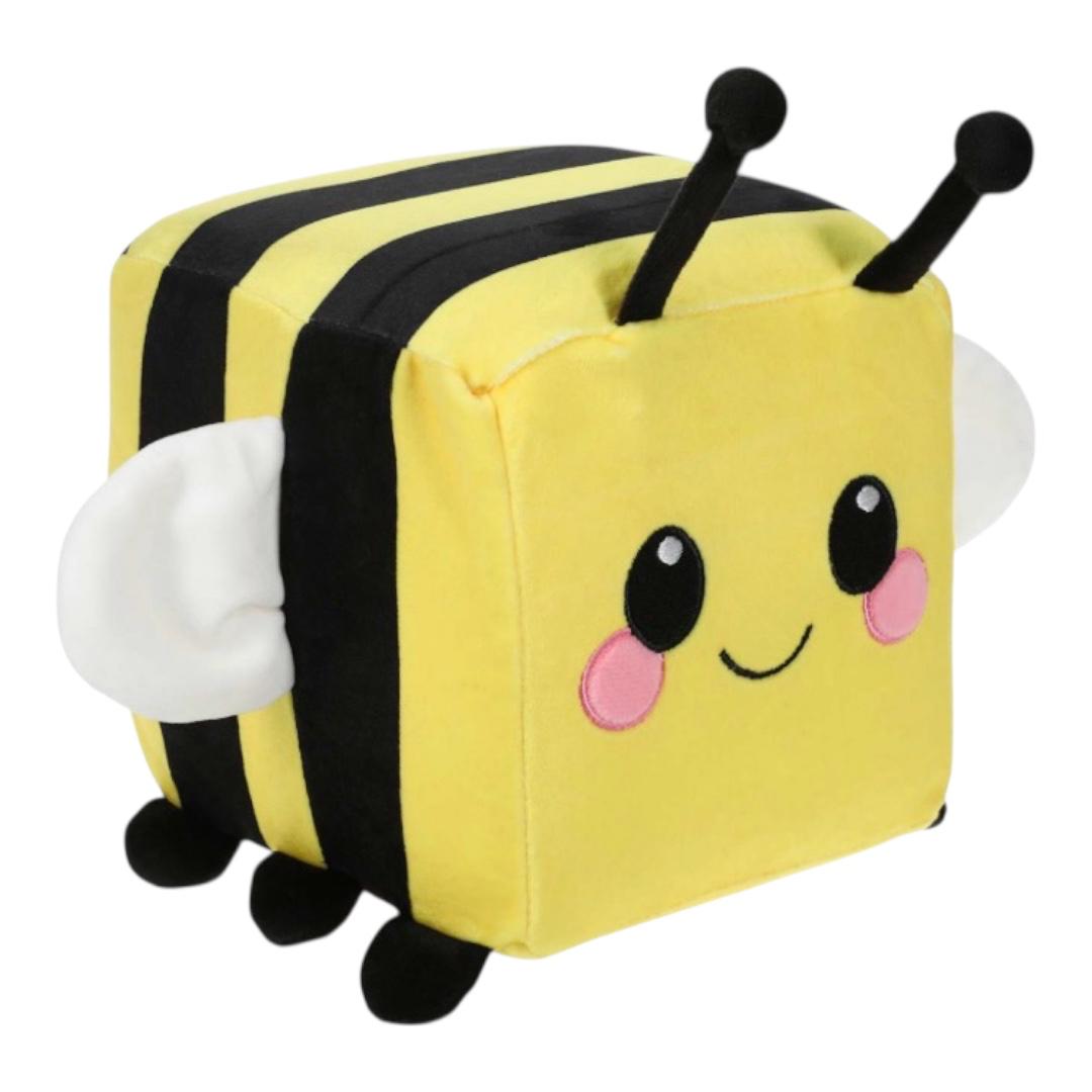 Peluche Abeja Cuadrada Kawaii Suave Para Niños