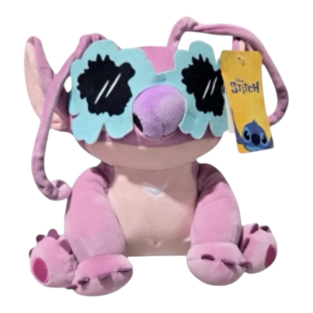 Peluche Angel Disney Con Lentes Rosas Stitch Original