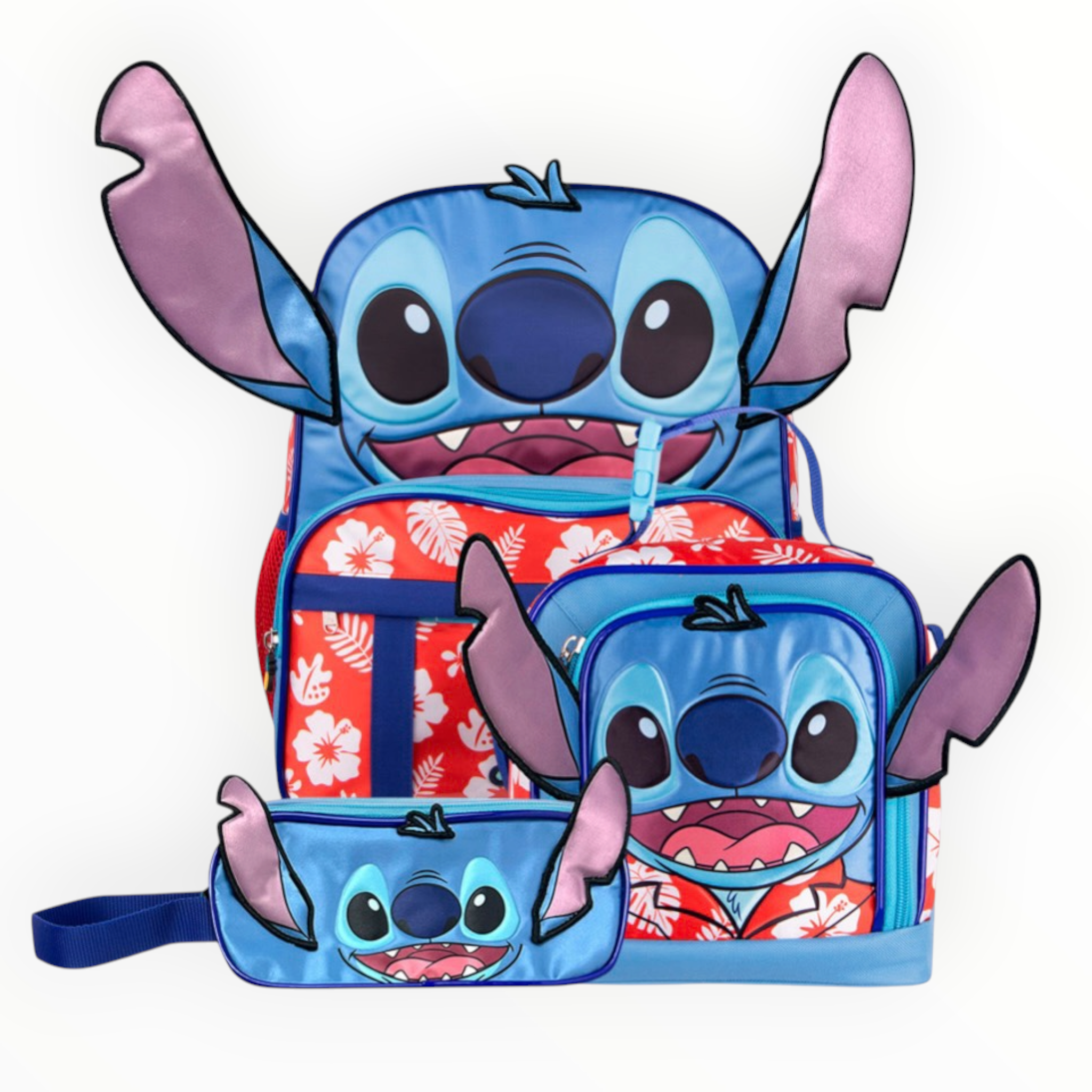Set Escolar Stitch Hawaii 3 Piezas