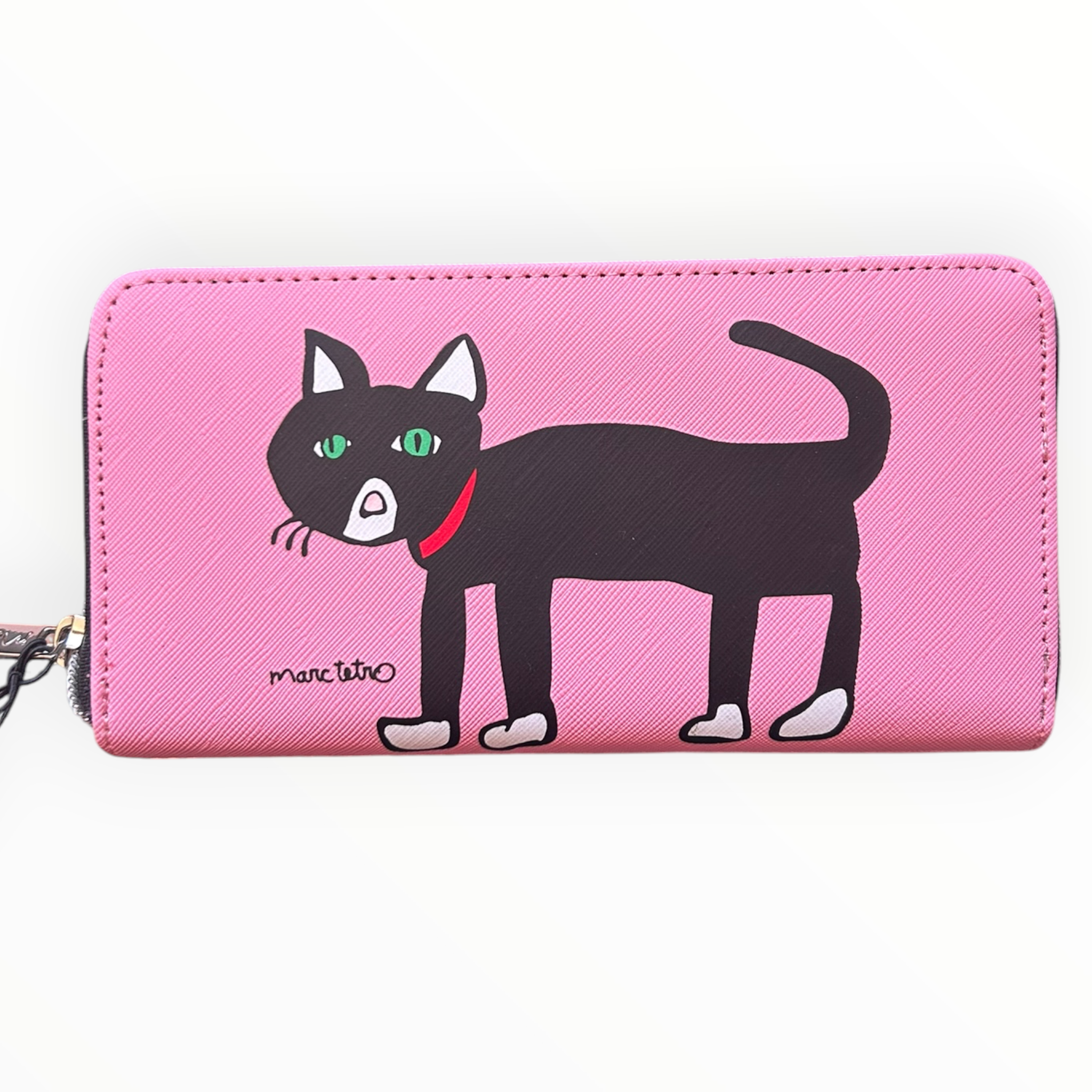 Cartera Marc Tetro Gatito Negro 20x11x3 cm | Tarjetero y Monedero