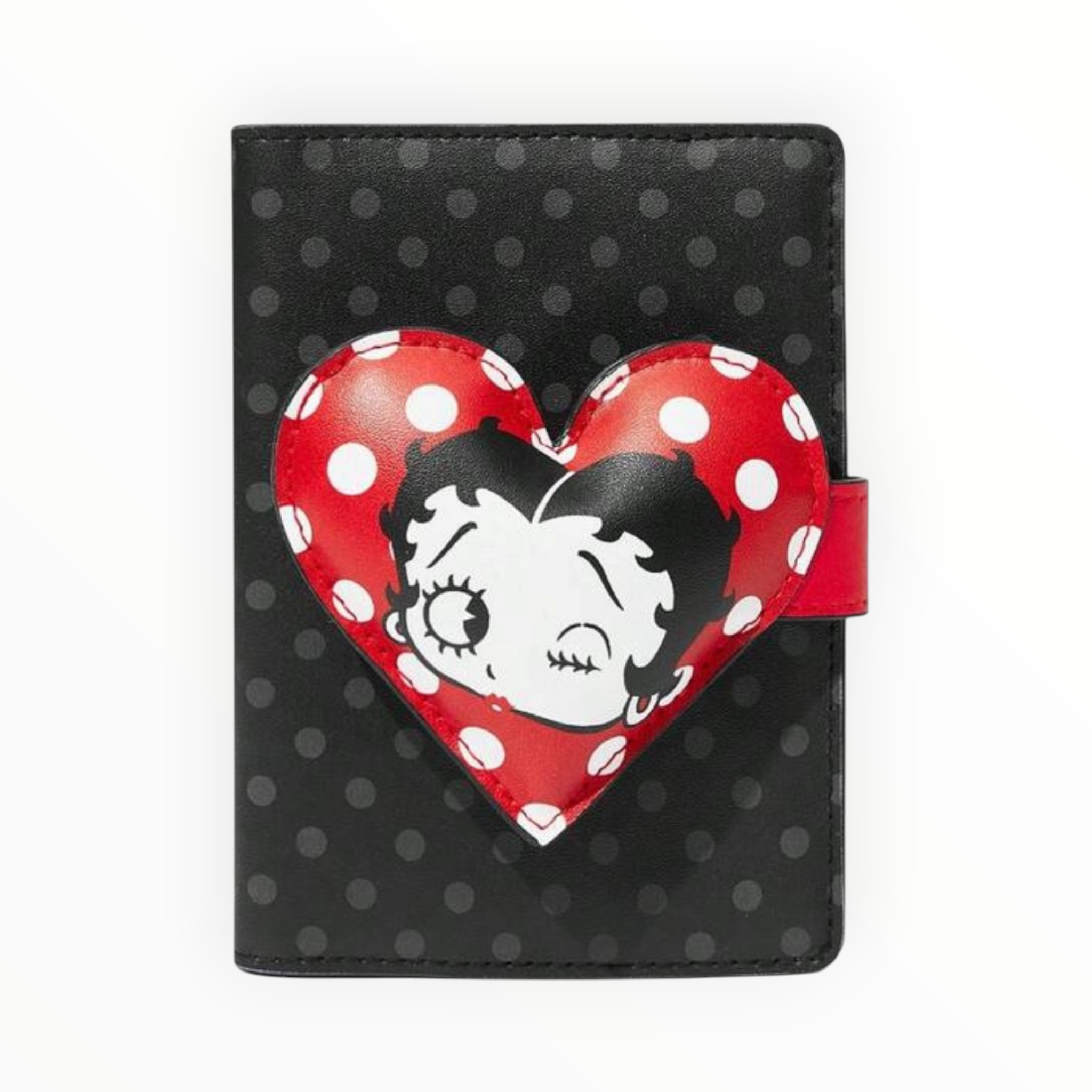 Porta Pasaporte Betty Boop® Con Broche Funda Para Pasaporte