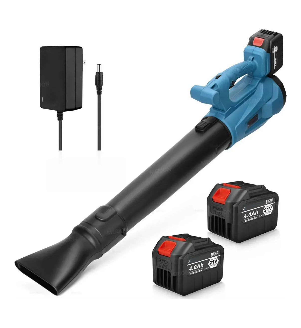 Sopladora Aspiradora De Aire Inalambrica Malubero Eléctrica Portátil 21v 600w 2 4.0Batería Merion M+W+1