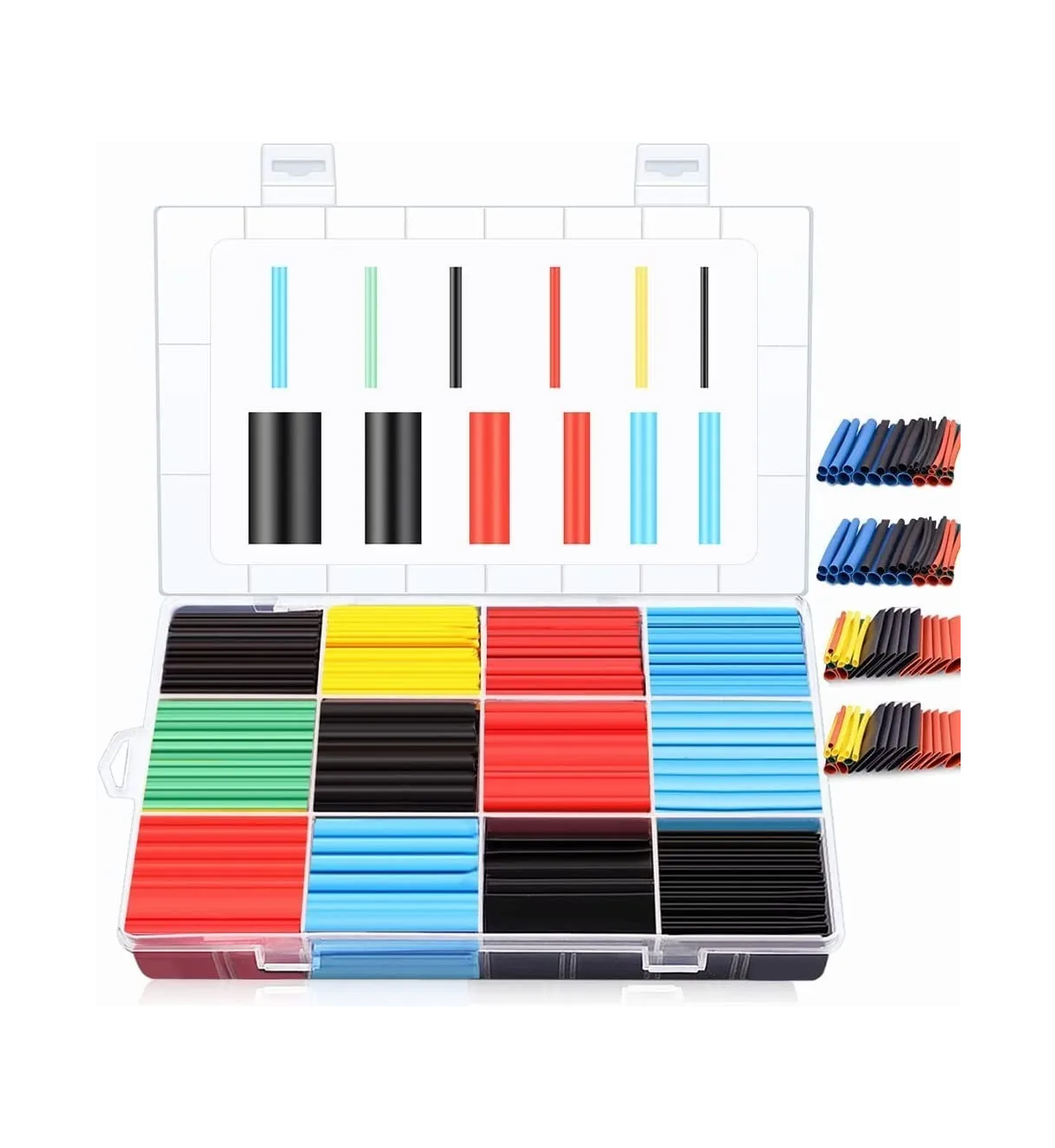 Termofit 750 Piezas Tubos Termorretráctiles Malubero Empalme12 Tamaño