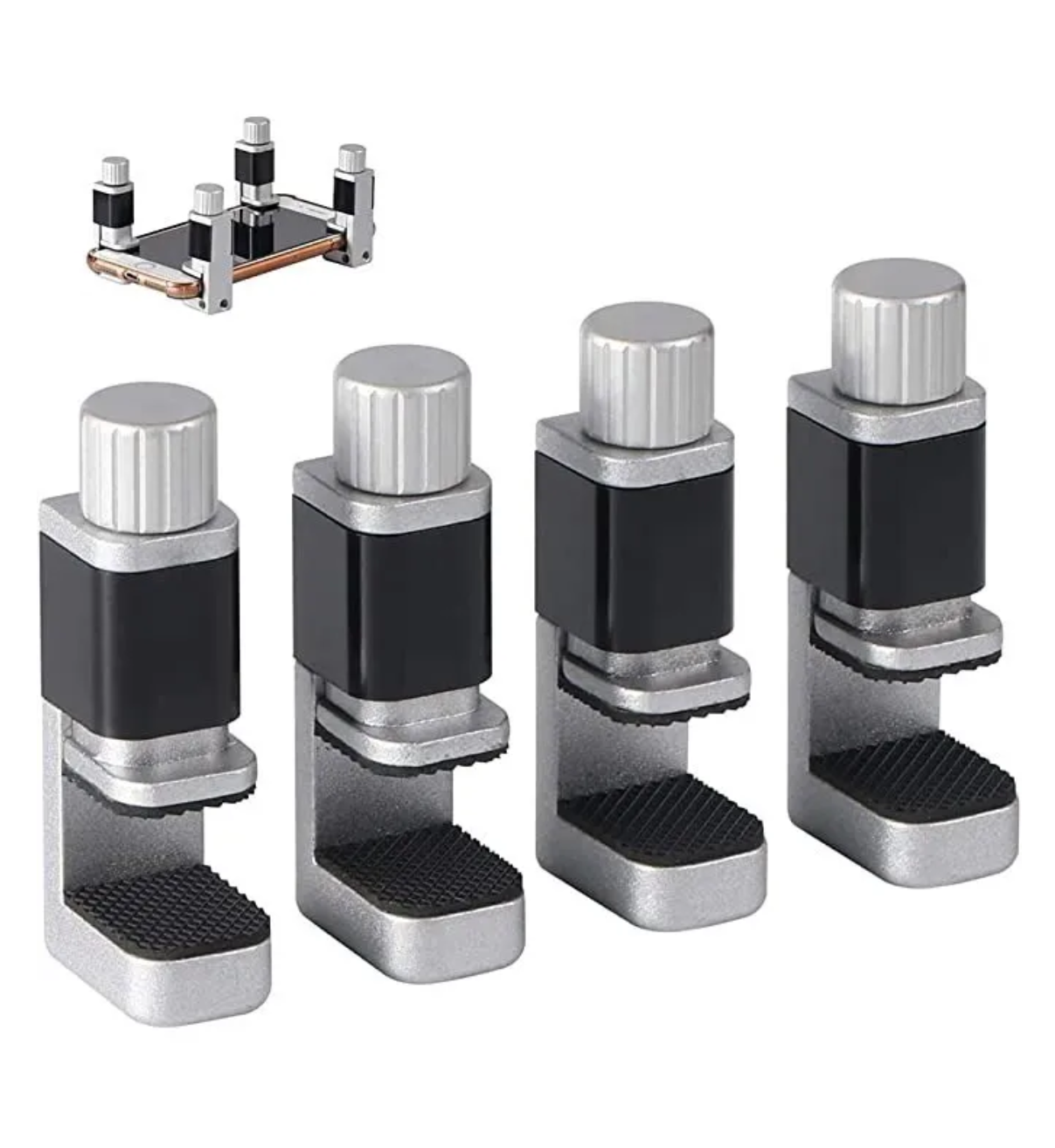 4 Pinzas Metal Pantalla Celular Clip Sujetadora Prensa Touch Malubero