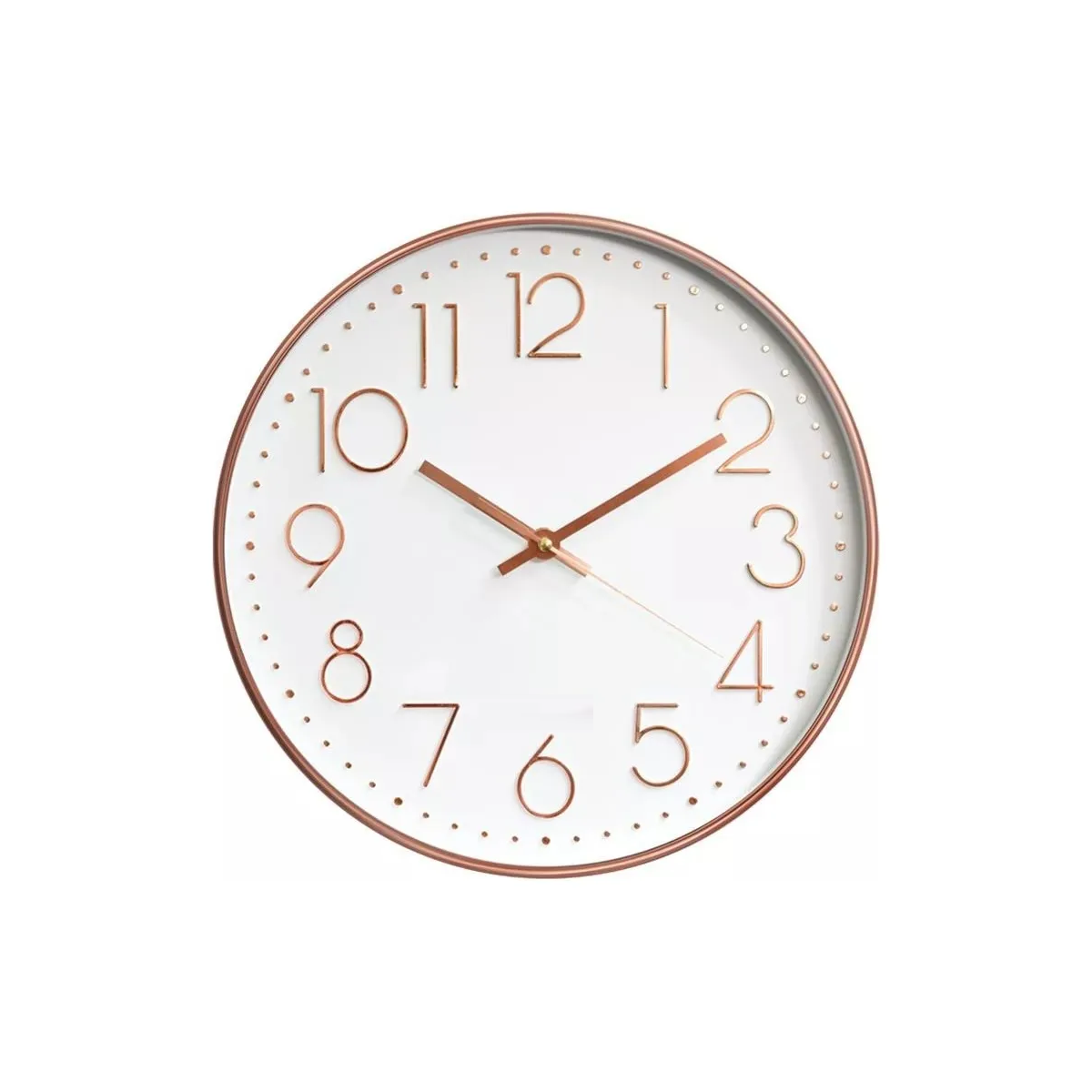 Reloj De Pared Silencioso Malubero De Diseño Moderno De 12 Pulgadas