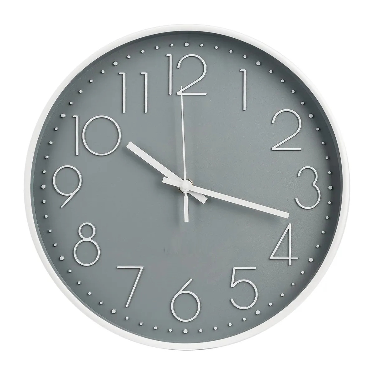 Reloj De Pared Moderno Cuarzo Malubero Silencioso Dormitorio Y Salón