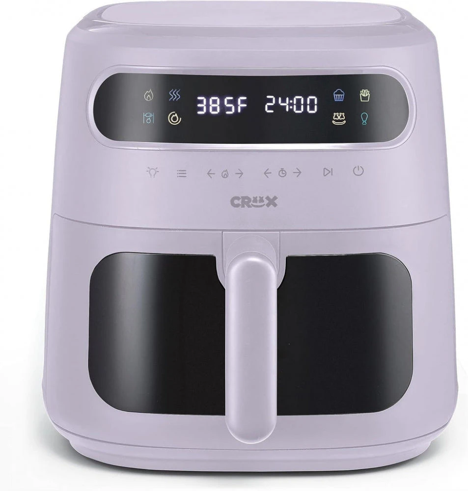 Freidora de Aire Beautiful CRUX x Marshmello, 7.5L, 1750W, 200 C, Morado