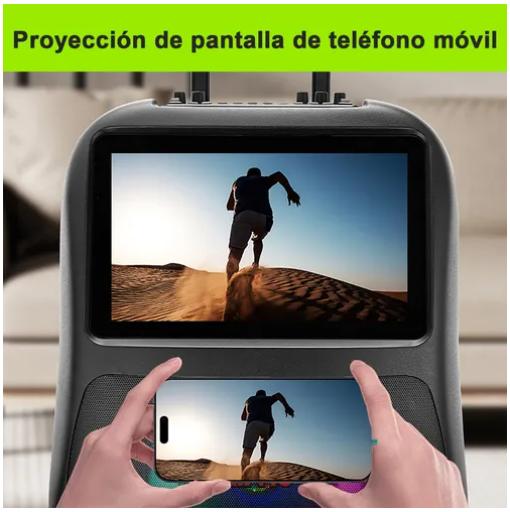 EWTTO Bocina Karaoke con Pantalla Táctil 14.1", WiFi y Bluetooth 5.3
