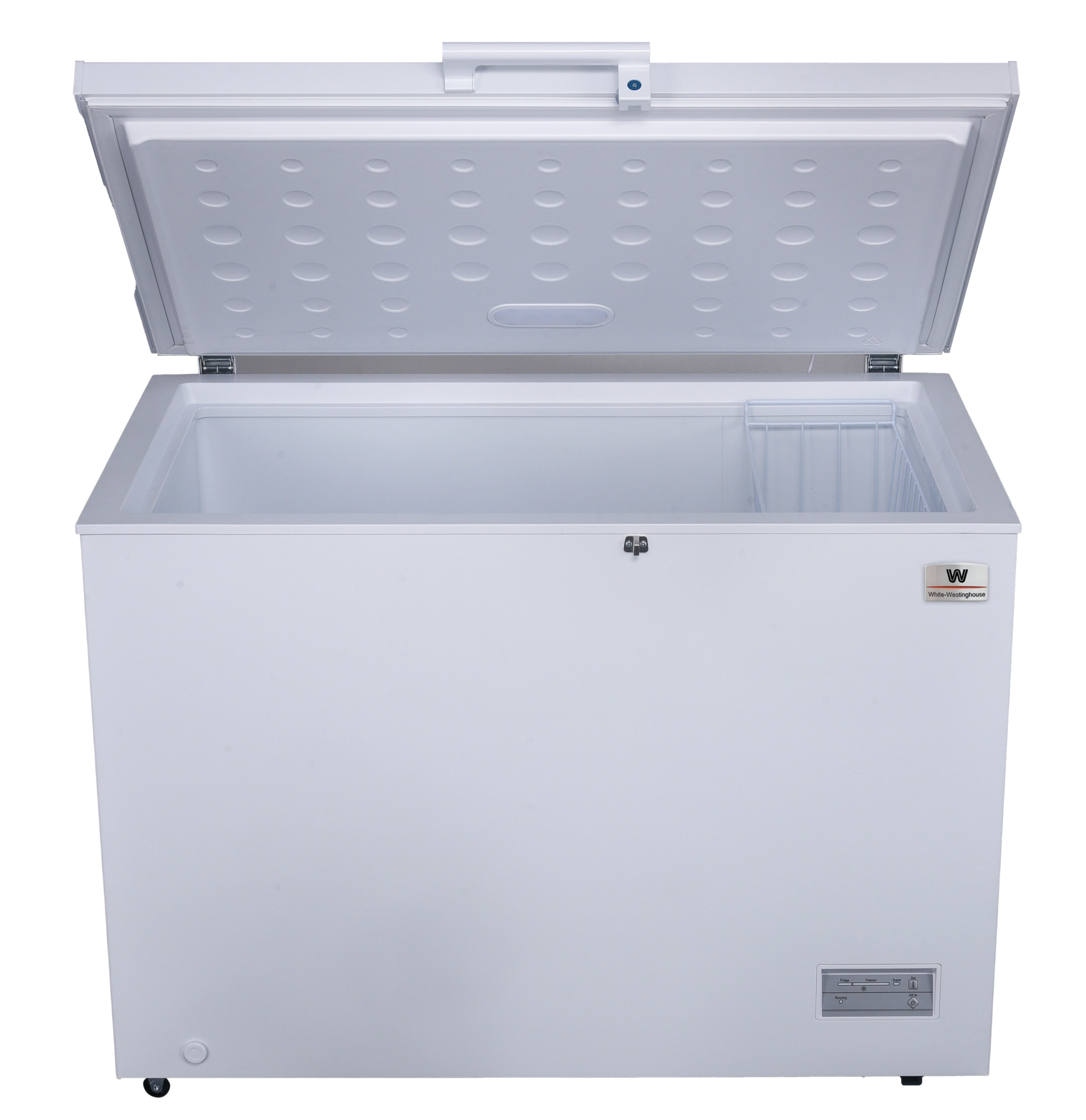 Congelador White Westinghouse 11 pies puertas deslizables y luz interior