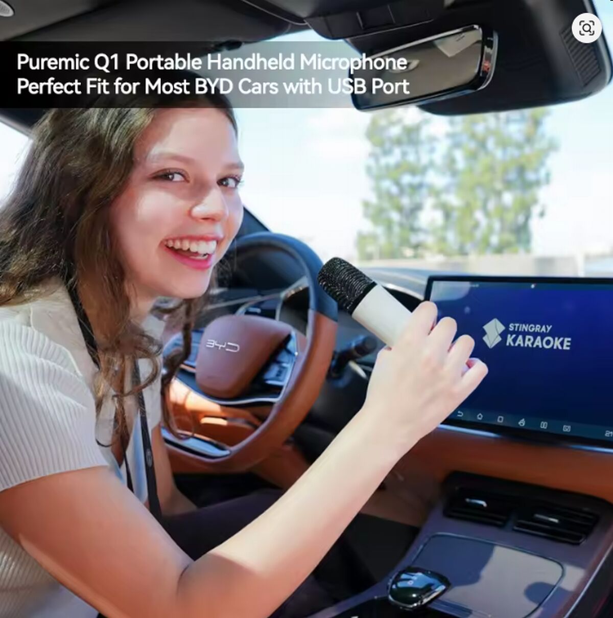 Set de 2 micrófonos karaoke para BYD