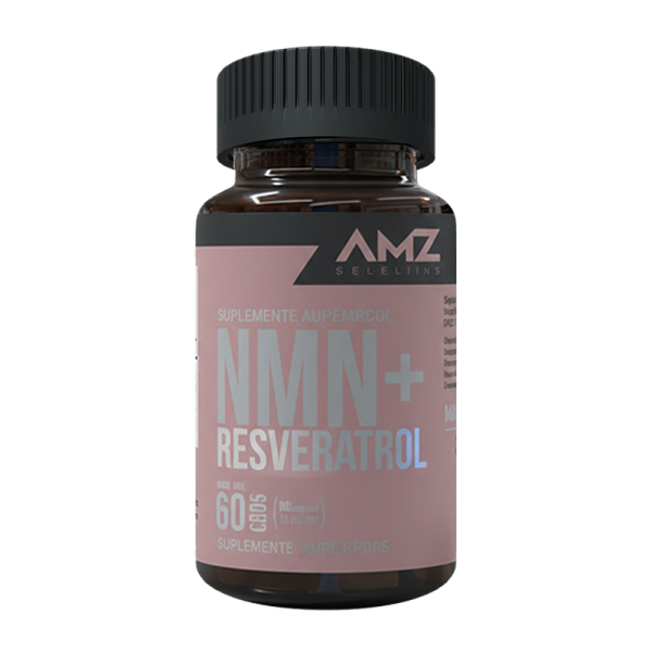 NMN + Resveratrol (60 Cápsulas)  500mg c/u