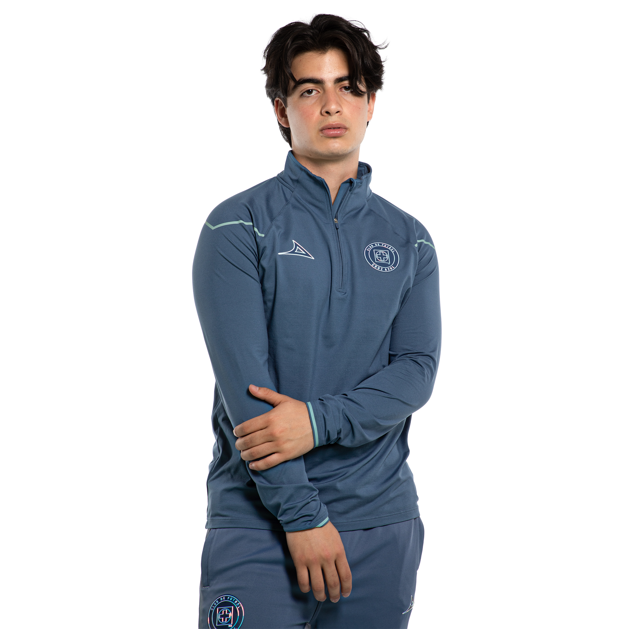 PLAYERA ENTRENAMIENTO MEDIO CIERRE HOMBRE 21510