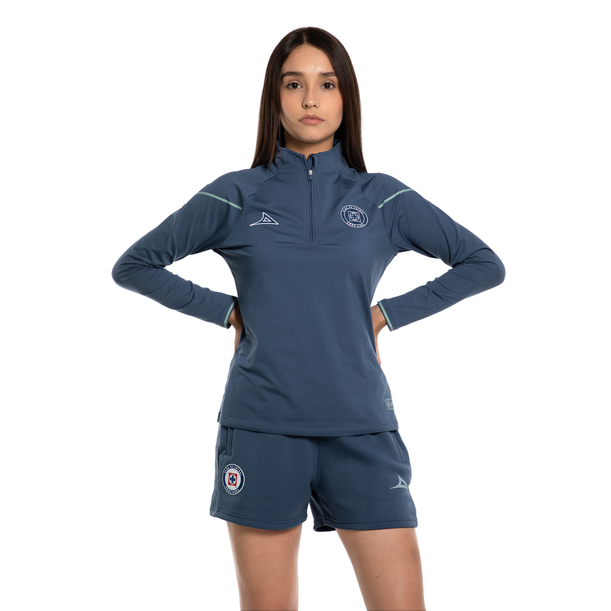 PLAYERA ENTRENAMIENTO MEDIO CIERRE MUJER 21517