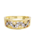 Churumbela de Oro Amarillo 10k Fonelli Zirconias redondas de 1.25 y 1.5 mm 10-Z9151