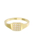 Churumbela de Oro Amarillo 10k Fonelli con Zirconias redondas de 1 mm 10-Z9181