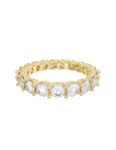 Churumbela de Oro Amarillo 10k Fonelli Zirconia con Zirconias redondas de 3 mm 10-Z9200