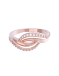 Churumbela de Oro Rosa 10k Fonelli con Zirconias redondas de 1 mm 10-Z9192R