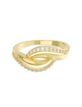 Churumbela de Oro Amarillo 10k Fonelli con Zirconias redondas de 1 mm 10-Z9192