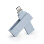 Memoria de almacenamiento PIODATA IXFlash 256GB Lightning a USB-A Amarillo Negro