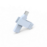 Memoria de almacenamiento PIODATA IXFlash 256GB USB-C a USB-A Rosa Morandi