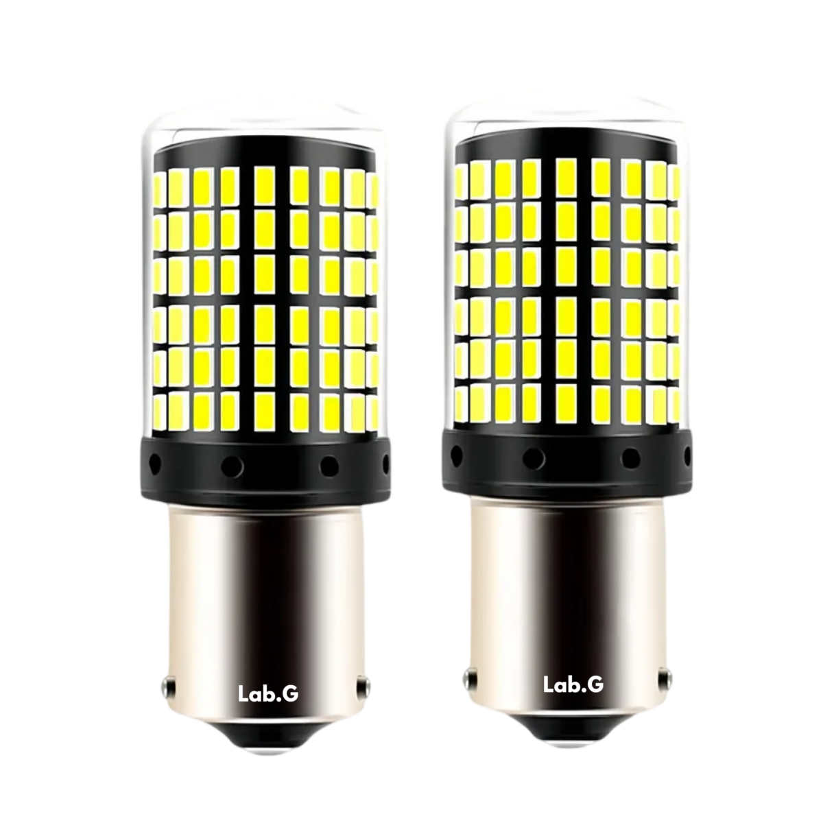 UPXSXT 2 Stuks PY21W LED Richtingaanwijzers – 25W, 4000LM, Canbus-foutloos, Anti-hyperflits, Amberkleurig, 360° Licht